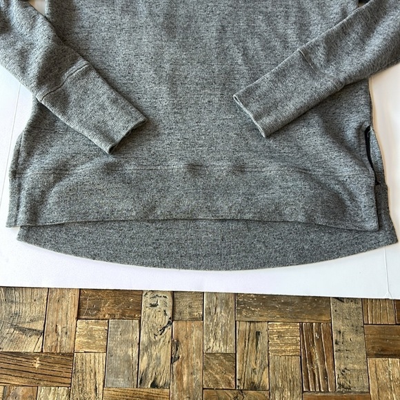 Athleta Heathered Gray Sweatshirt - Picture 2 of 9